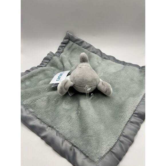 Carters Baby GRAY ELEPHANT LOVEY Blanket Soother Comforter Lovey 14" w/ Tags - Picture 9 of 15
